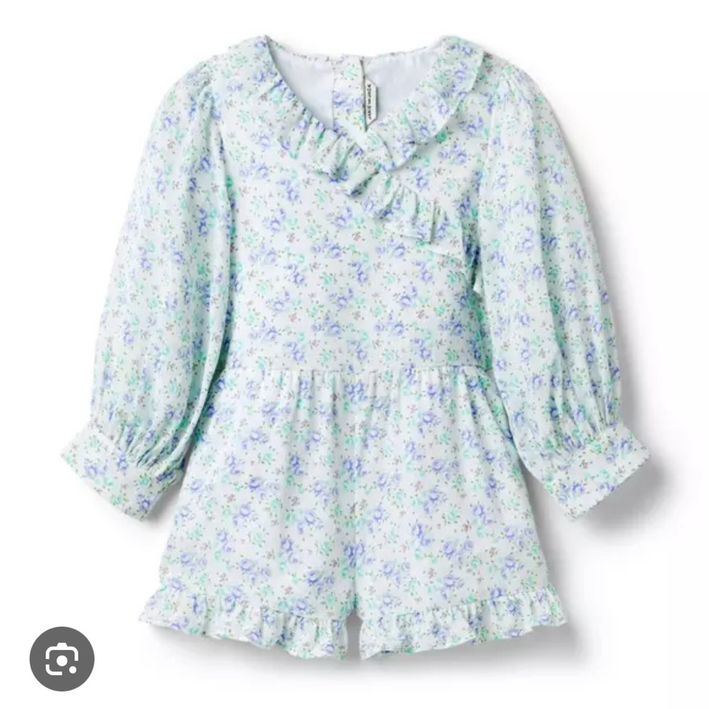 Janie and Jack floral romper